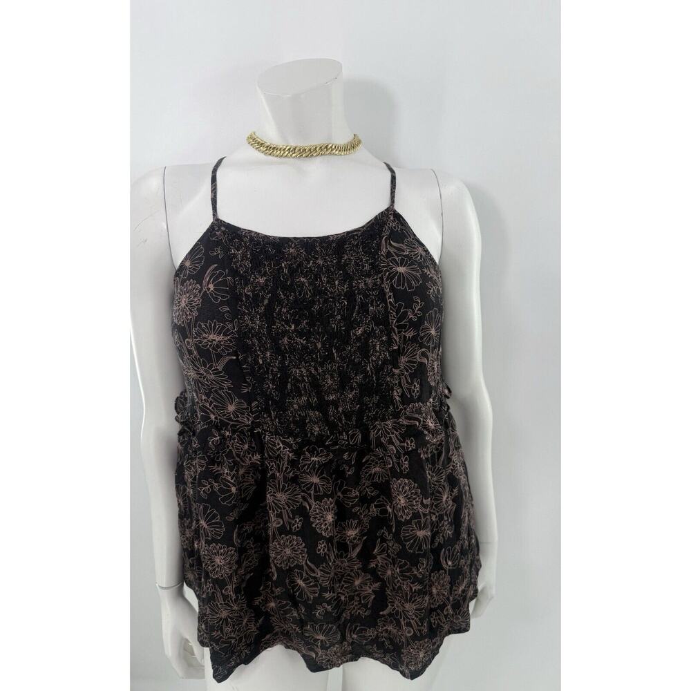 NWT Torrid Floral Rayon High Neck Camisole Size 00 10 - Picture 2 of 5